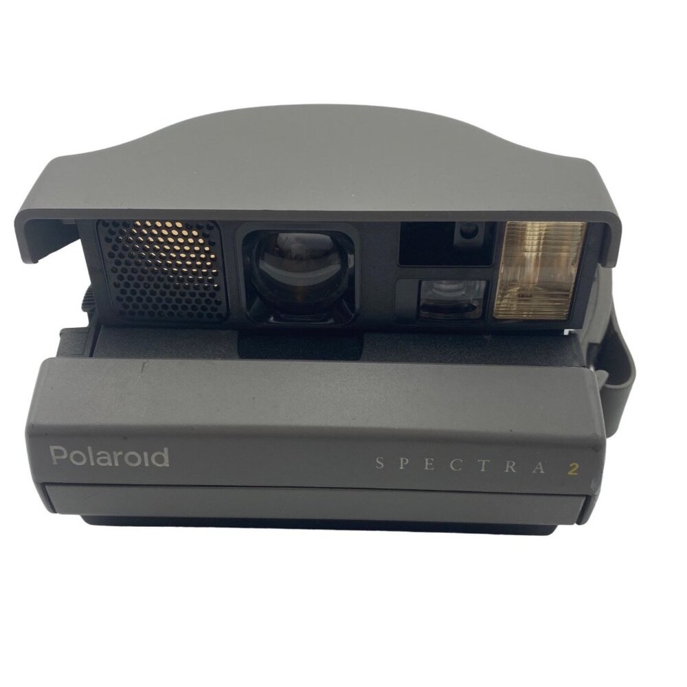 Polaroid Spectra 2 Vintage Black Instant Camera With Adjustable Light Settings &